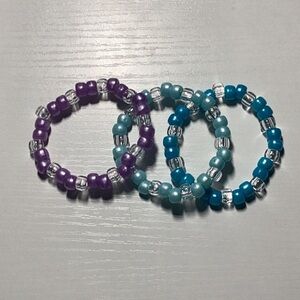 Colorful Beaded Bracelet Set